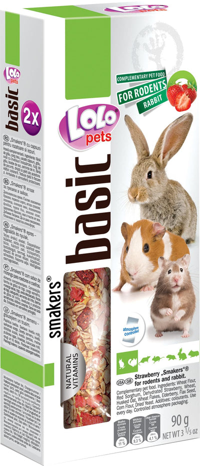 Lolo Pets - 2 stk. frøstænger, gnaver/Kanin, jordbær ❤ Kæmpe udvalg i Lolo Pets ❤ Billig fragt og hurtig levering 2 - 5 hverdage - Varenummer: BGH-47763602211146 / Ean: '5904479711175 på lager - Udsalg på Alle produkter (Lagerbeholdning er større end 1) Spar op til 54% - Over 1312 kendte brands på udsalg