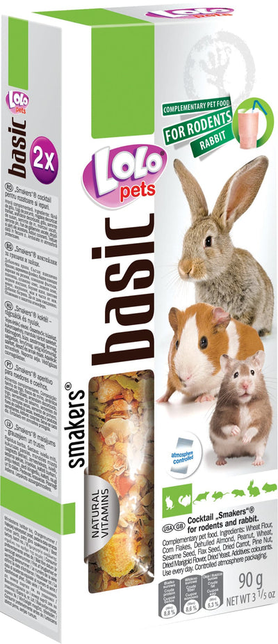 Lolo Pets - 2 stk. frøstænger - gnaver/Kanin, cocktail smag ❤ Kæmpe udvalg i Lolo Pets ❤ Billig fragt og hurtig levering 2 - 5 hverdage - Varenummer: BGH-47763602866506 / Ean: '5904479711519 på lager - Udsalg på Alle produkter (Lagerbeholdning er større end 1) Spar op til 67% - Over 1312 kendte brands på udsalg