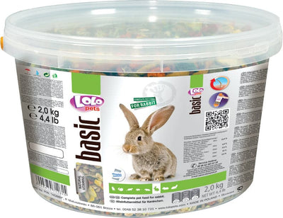 Lolo Pets - Kaninfoder, komplet, 2kg i spand ❤ Kæmpe udvalg i Lolo Pets ❤ Billig fragt og hurtig levering 2 - 5 hverdage - Varenummer: BGH-47763602964810 / Ean: '5904479712615 på lager - Udsalg på Alle produkter (Lagerbeholdning er større end 1) Spar op til 51% - Over 1324 kendte brands på udsalg