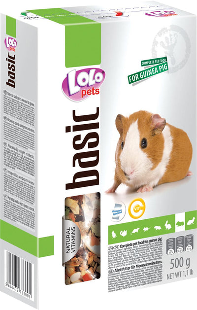 Lolo Pets - Marsvinfoder, komplet, 500g ❤ Kæmpe udvalg i Lolo Pets ❤ Billig fragt og hurtig levering 2 - 5 hverdage - Varenummer: BGH-47763602997578 / Ean: '5904479713001 på lager - Udsalg på Alle produkter (Lagerbeholdning er større end 1) Spar op til 64% - Over 1312 kendte brands på udsalg