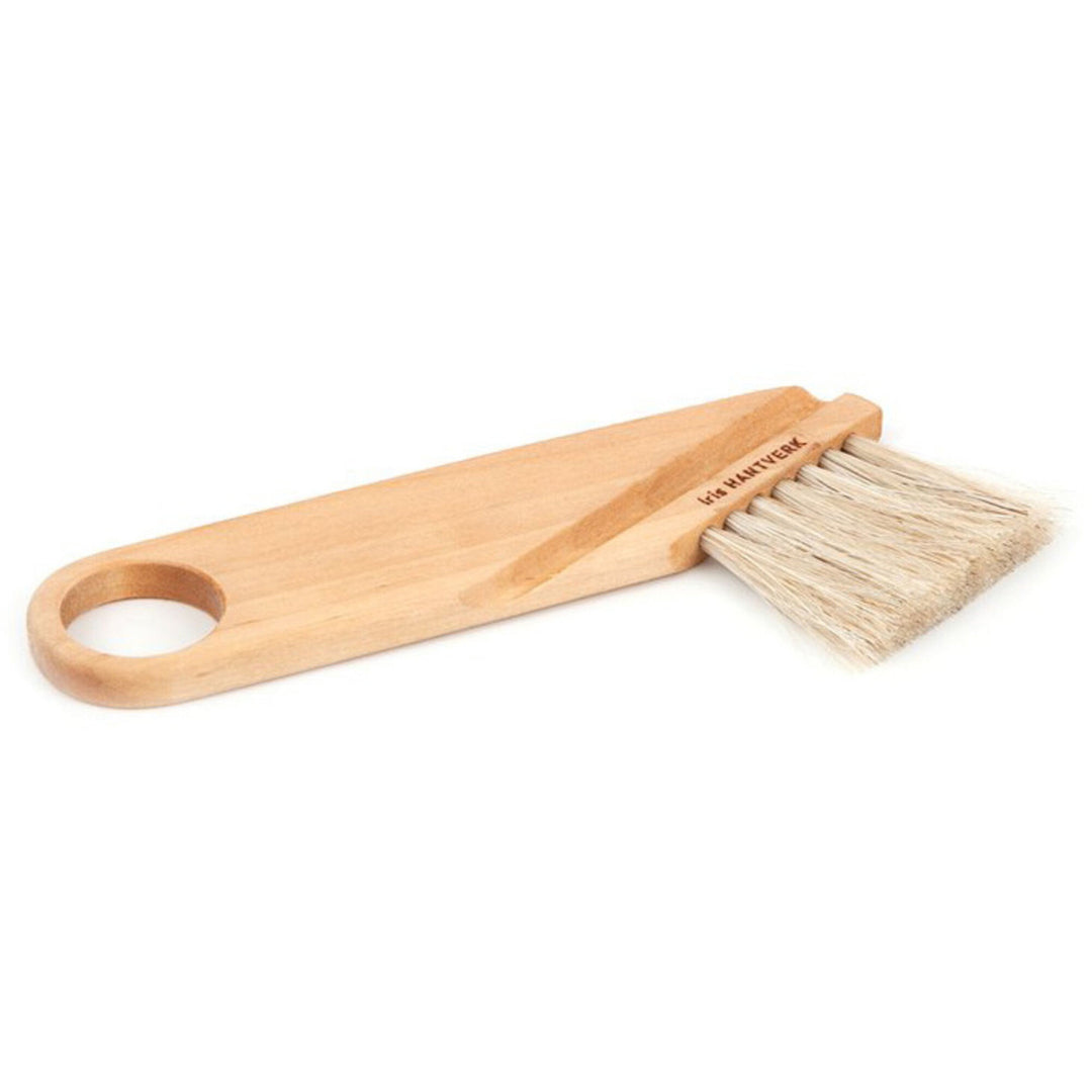 Iris Iris Vinklet Bagepensel i Birk og Hestehår – frontbillede (Bagpensel)