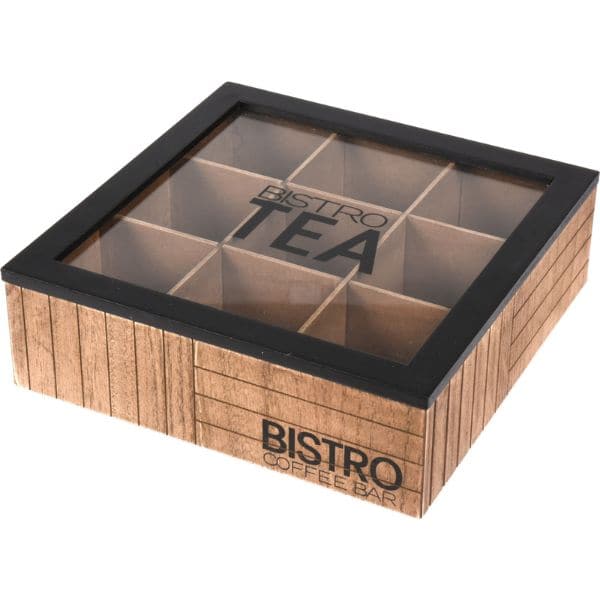 Tea Box Bistro ❤ Kæmpe udvalg i Koop ❤ Billig fragt og hurtig levering 2 - 5 hverdage - Varenummer: BAR-869289 / Ean: '8720573682275 på lager - Udsalg på Drikkevarer | Te, Kaffe & Kakao | Te Spar op til 61% - Over 785 kendte brands på udsalg
