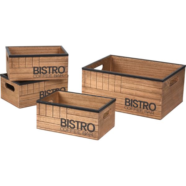 Produktbillede af Opbevaringssæt Bistro 29x22x13,5cm på tilbud i brug