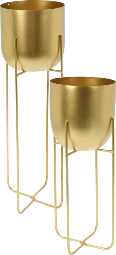 Blomsterstativ i guld sæt af 2 stk. ❤ Kæmpe udvalg i Bolig og Haven ❤ Billig fragt og hurtig levering 2 - 5 hverdage - Varenummer: BGH-47402534306122 / Ean: '8720573473323 på lager - Udsalg på Alle produkter (Lagerbeholdning er større end 1) Spar op til 56% - Over 412 kendte brands på udsalg