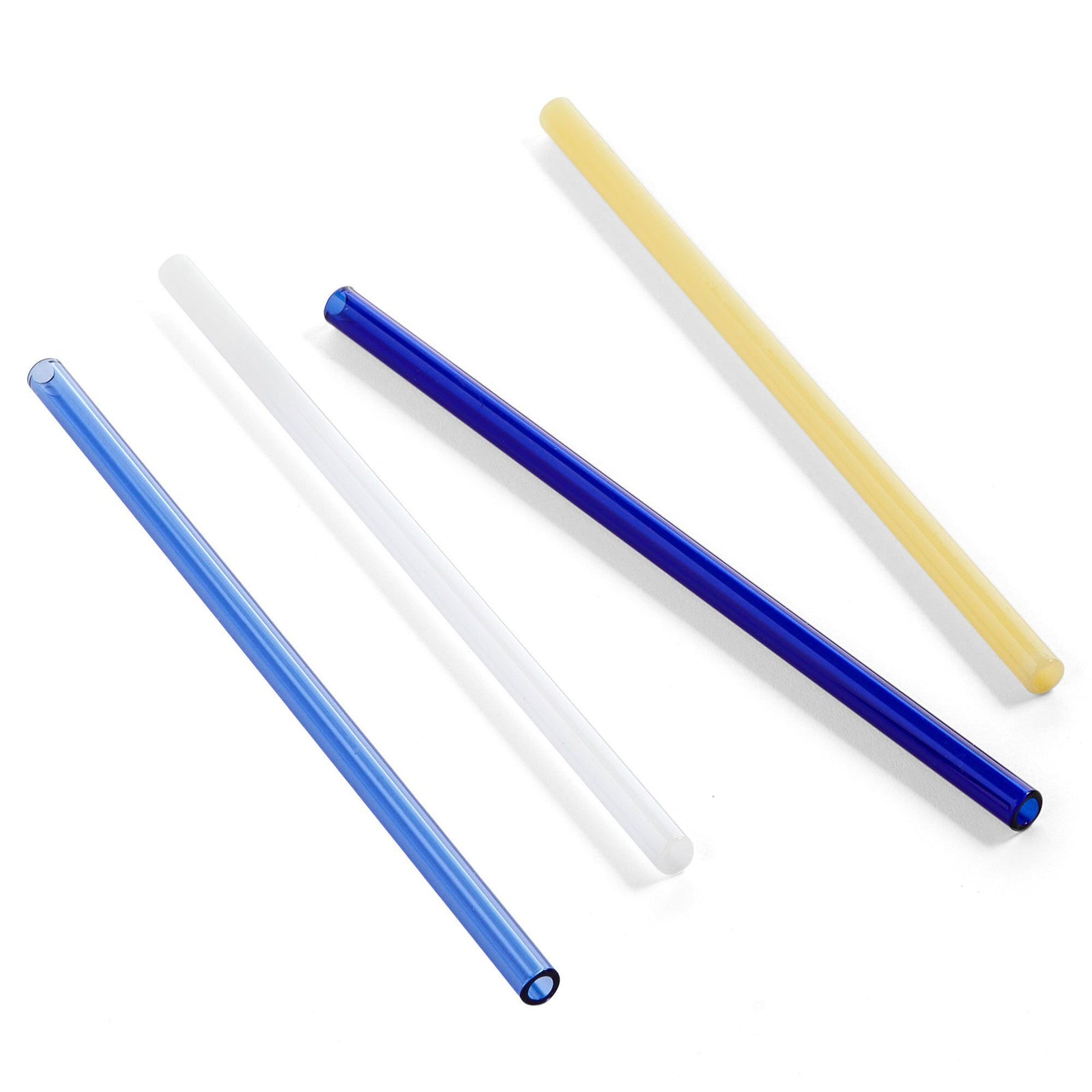 Hay Hay Sip Straight-sugerør, opaque mix, 4 stk. – vinkelbillede (Sugerør)