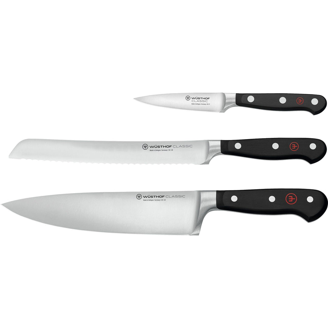 Wüsthof Wüsthof Classic knivsæt 3 dele – detaljebillede (Knivsæt)