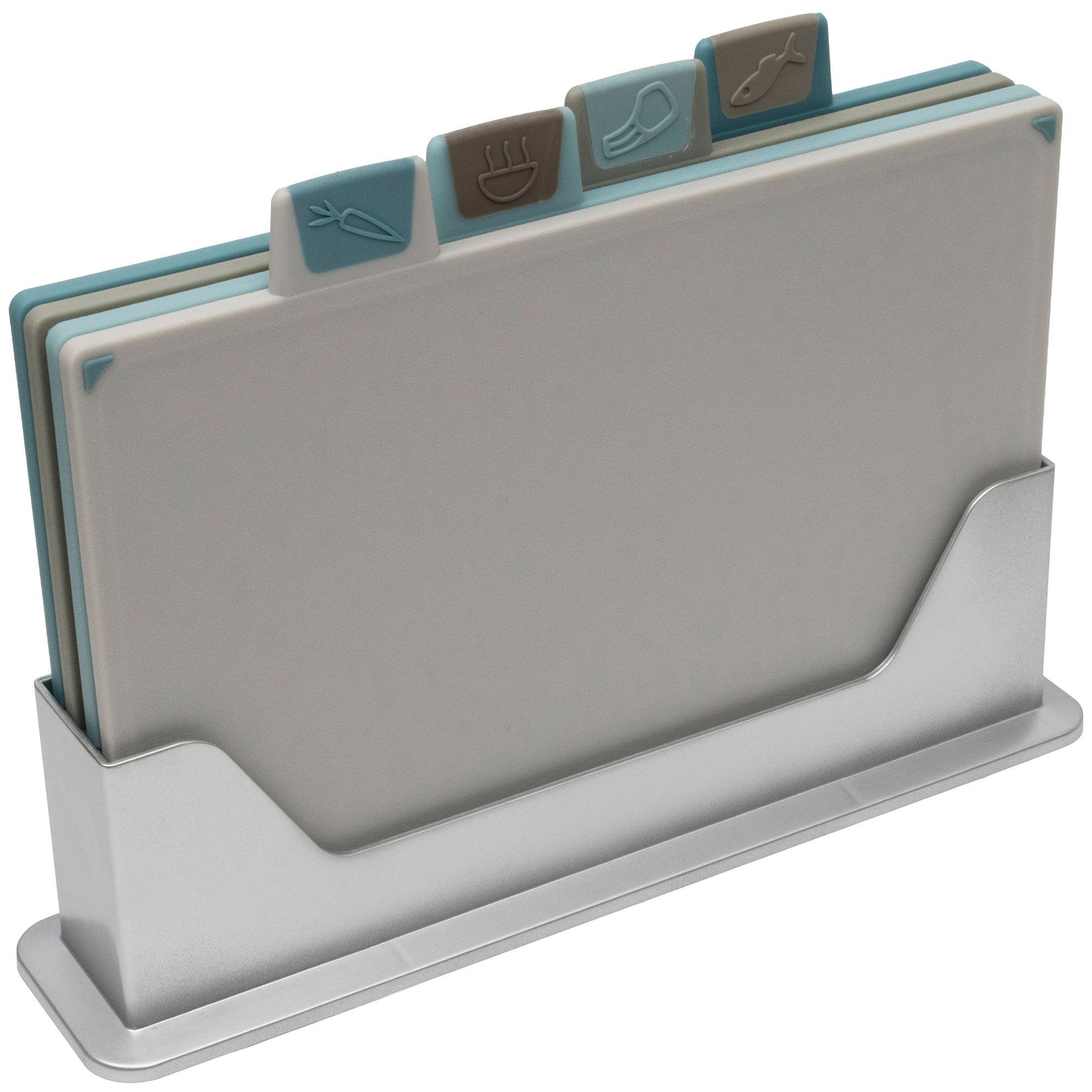 Essentials Essentials Skærebræt med stativ 5 dele – frontbillede (Skærebrætter)