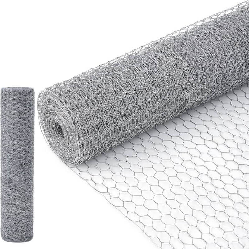 Produktbillede af Hønsenet galvaniseret 45 cm x 25 meter på tilbud i høj kvalitet