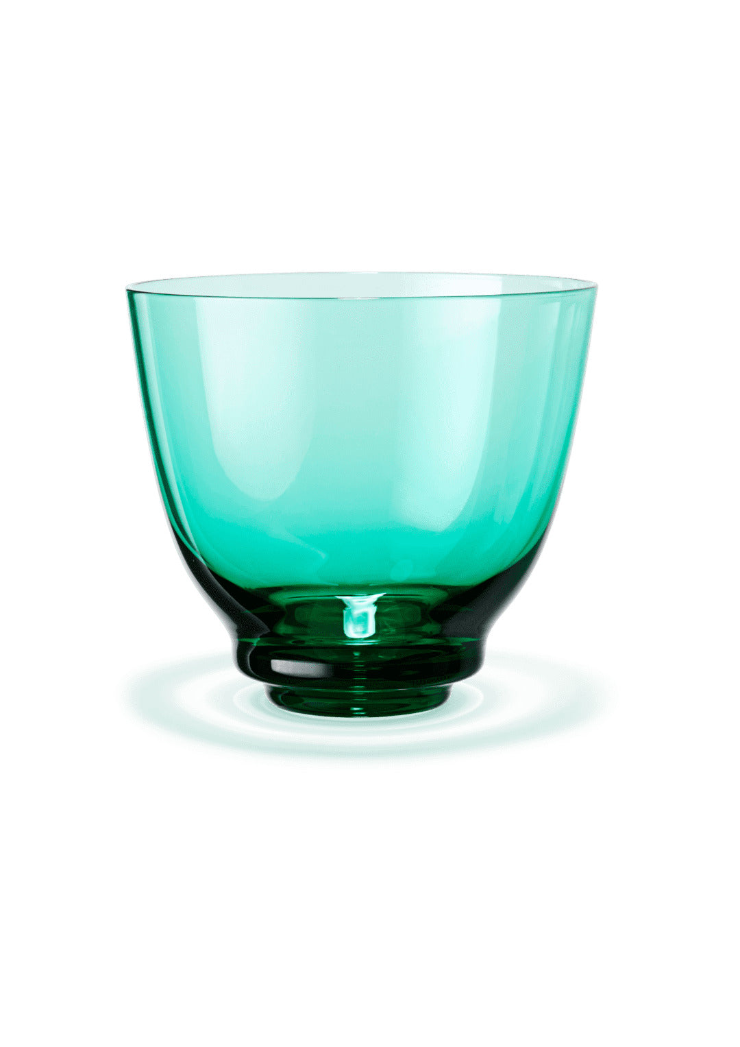 Produktbillede af Holmegaard Flow Vandglas 35 cl emerald green i premium kvalitet