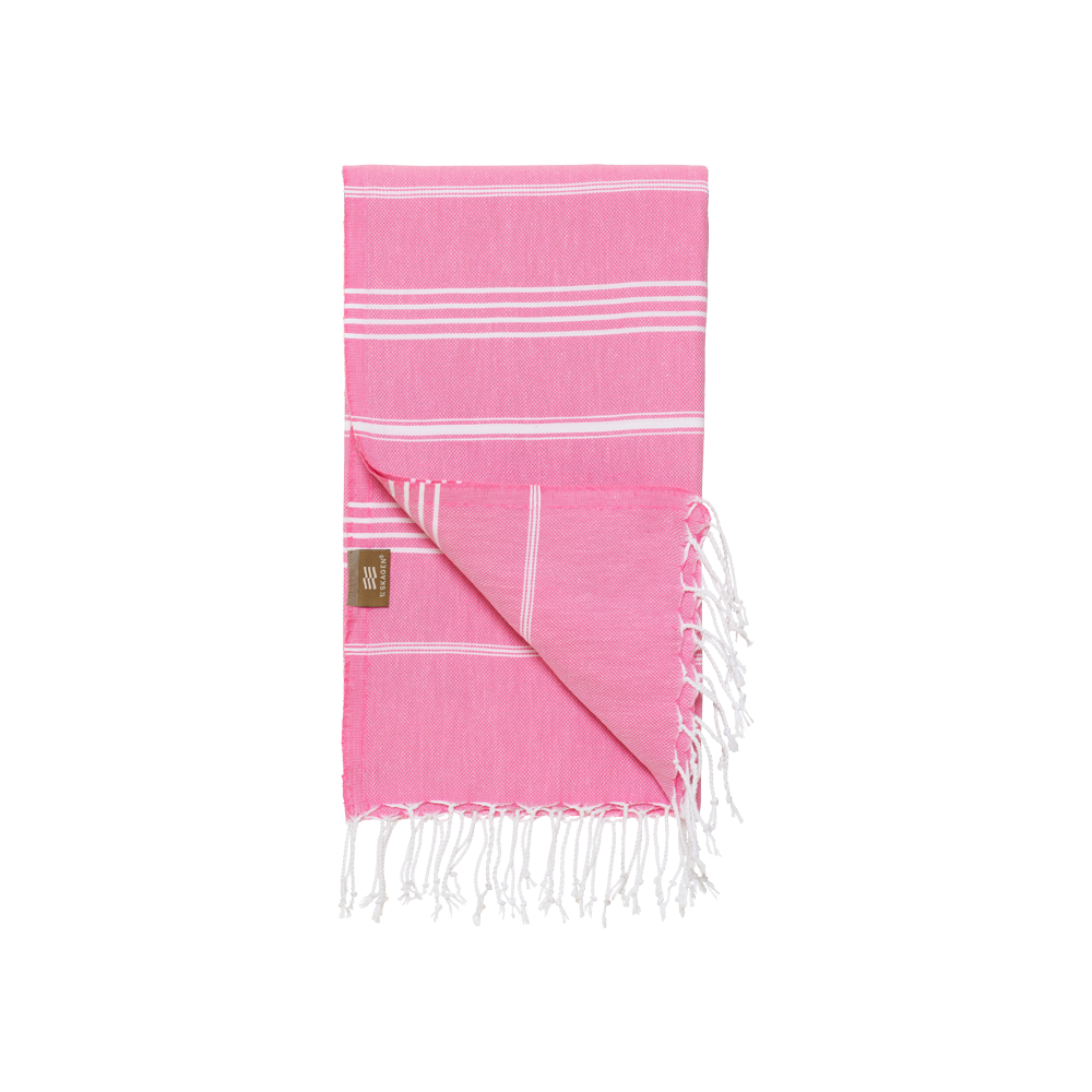 Produktbillede af HAMMAM Håndklæde 90x170 Pink på tilbud i høj kvalitet