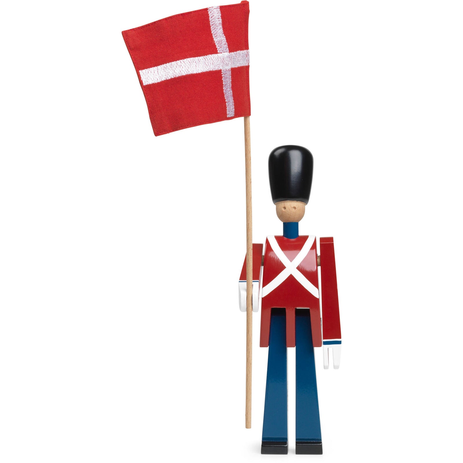 Kay bojesen Kay bojesen Fanebærer med tekstilflag ❤ detaljebillede (Træfigur)