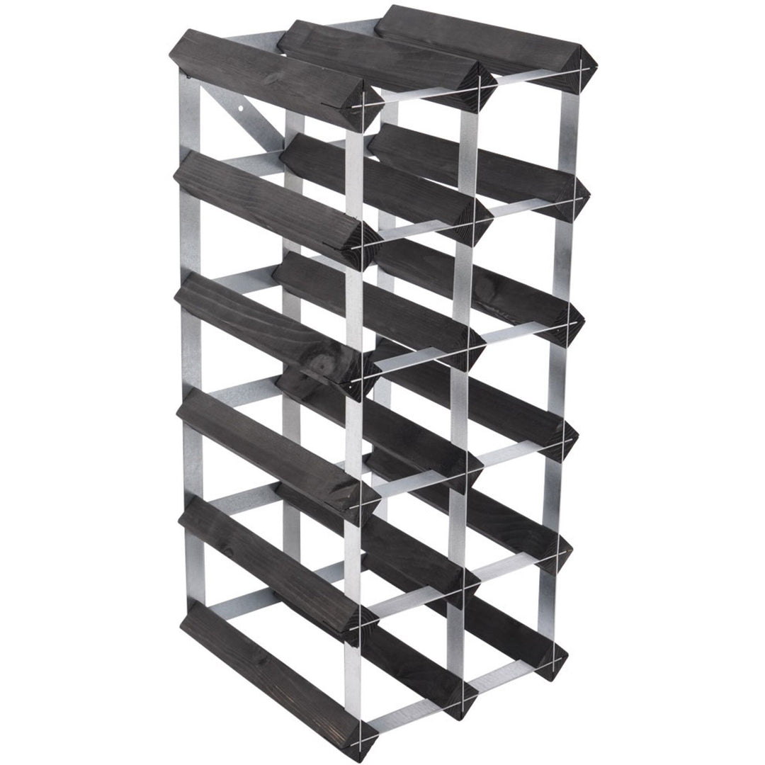 Traditional wine rack Traditional wine rack Vinstativ Black Ash 15 Flasker ❤ produktbillede i kategorien Vinstativ