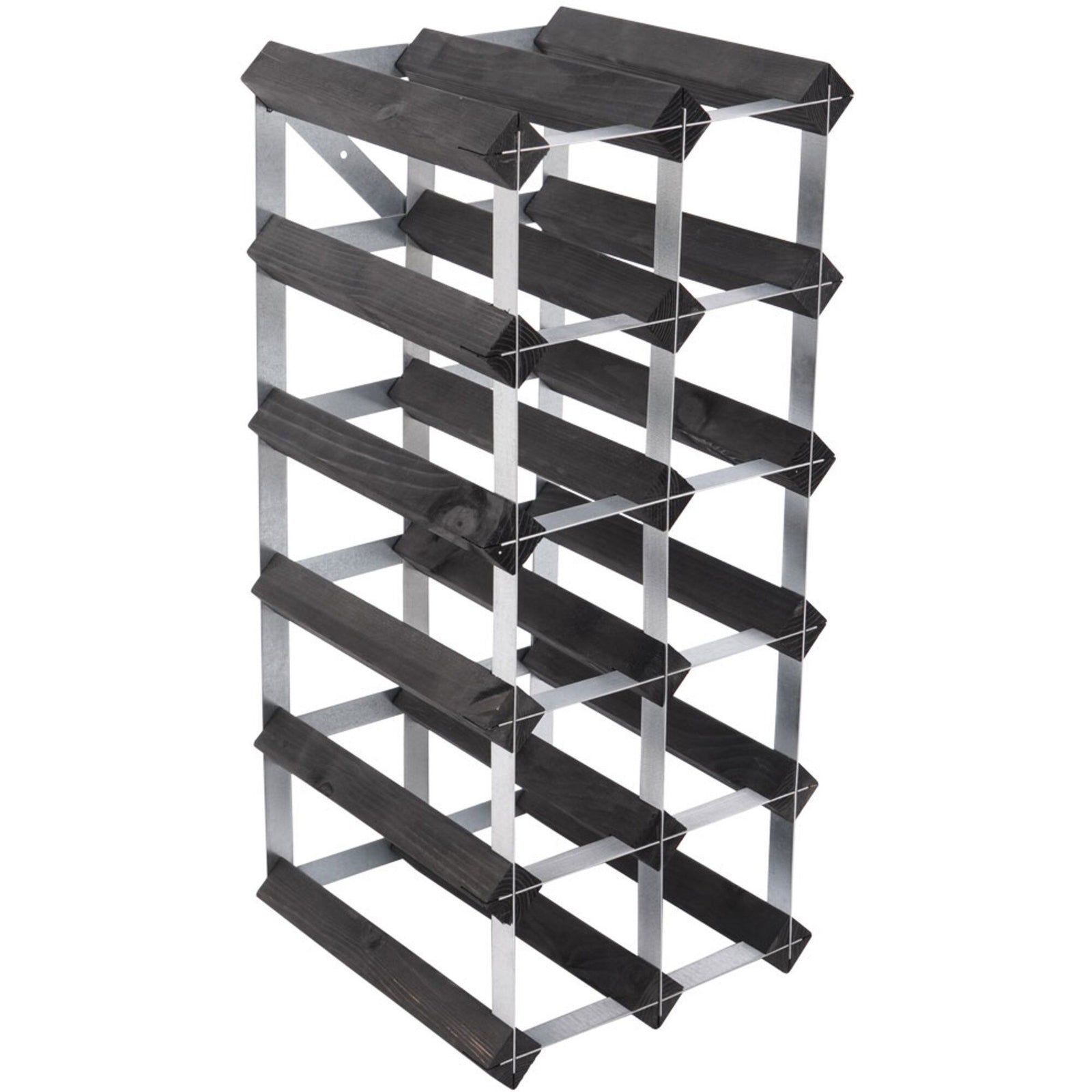 Traditional wine rack Traditional wine rack Vinstativ Black Ash 15 Flasker ❤ produktbillede i kategorien Vinstativ