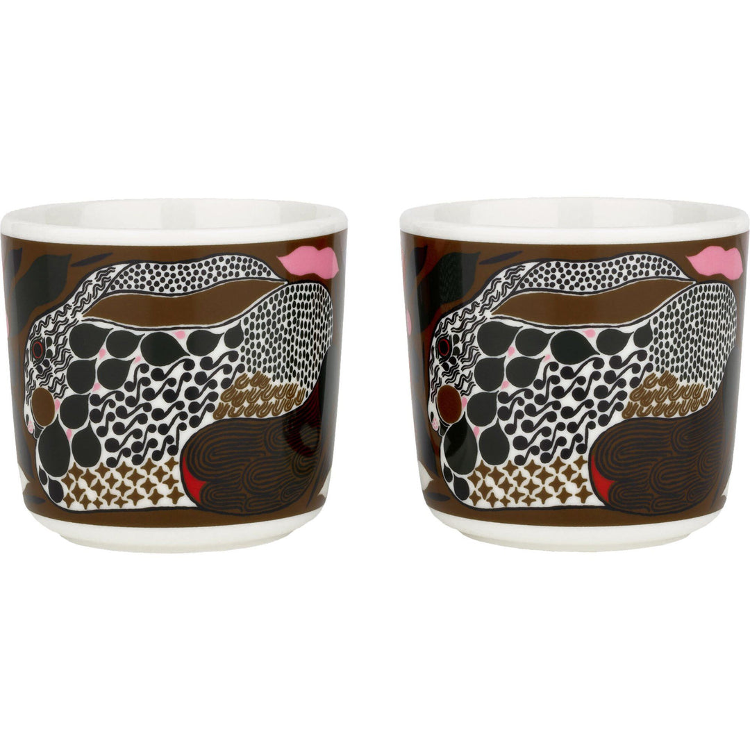 Marimekko Marimekko Oiva Rusakko kop uden håndtag, 2l d, 2-pack – produktfoto (Krus)