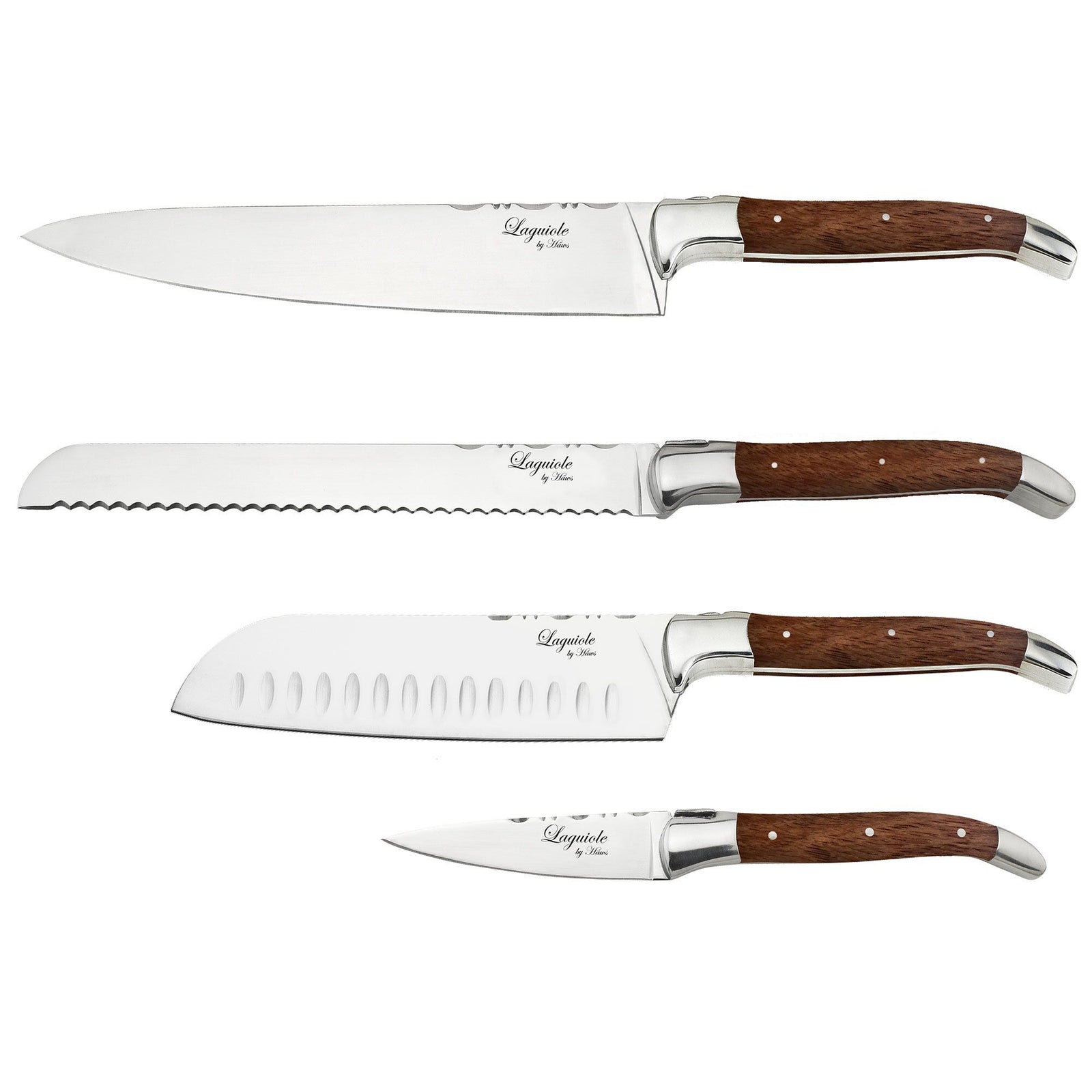 Laguiole by haws Laguiole by haws Knivsæt 4 dele Rosenwood – detaljebillede (Knivsæt)