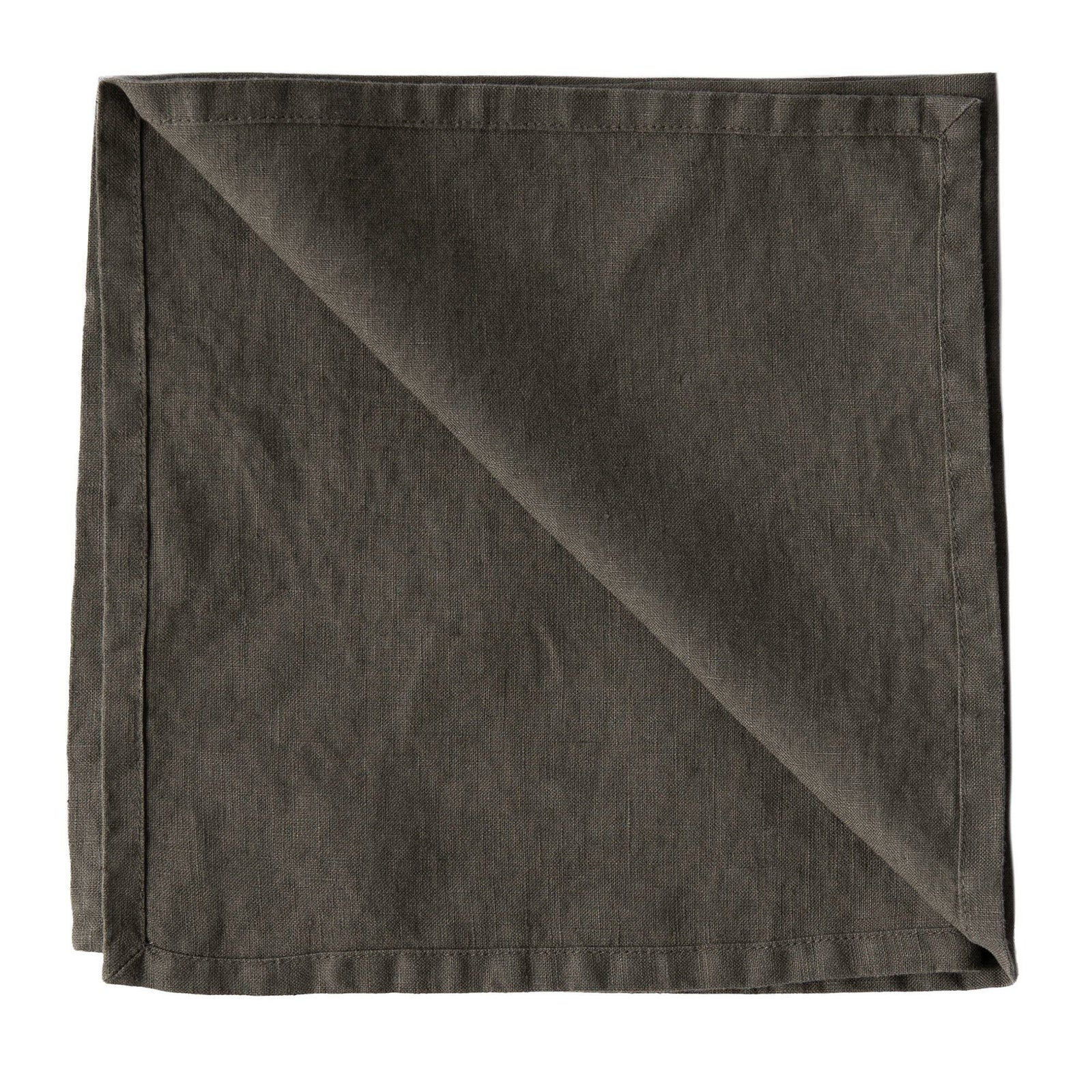 Tell me more Tell me more Serviet 45 x 45 cm, taupe – frontbillede (Serviet)