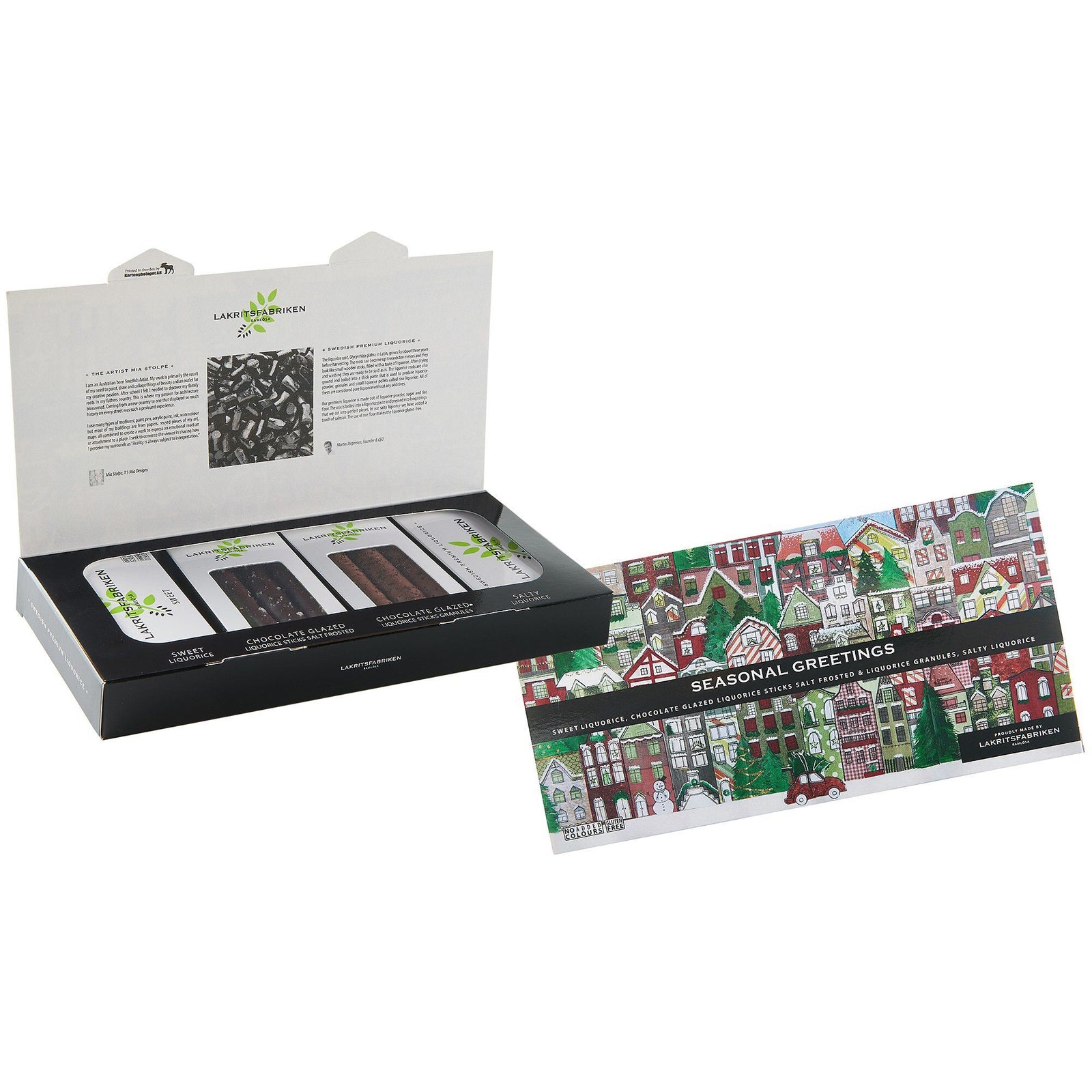 Lakritsfabriken Lakritsfabriken Seasonal Greetings lakrids ❤ billede i brug (Lakrids)
