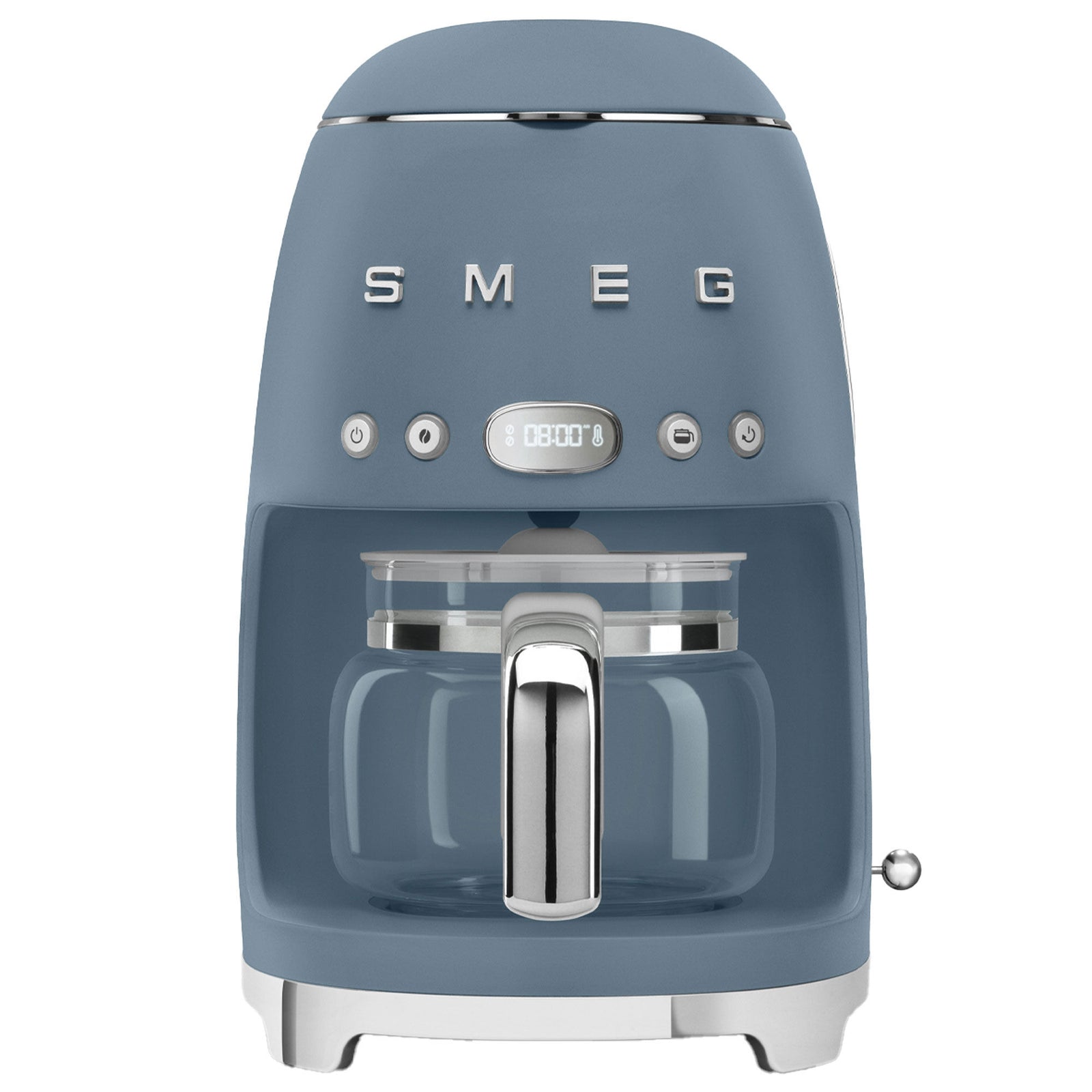 Smeg Smeg Retro kaffemaskine, stormblå ❤ billede i brug i kategorien Kaffemaskiner