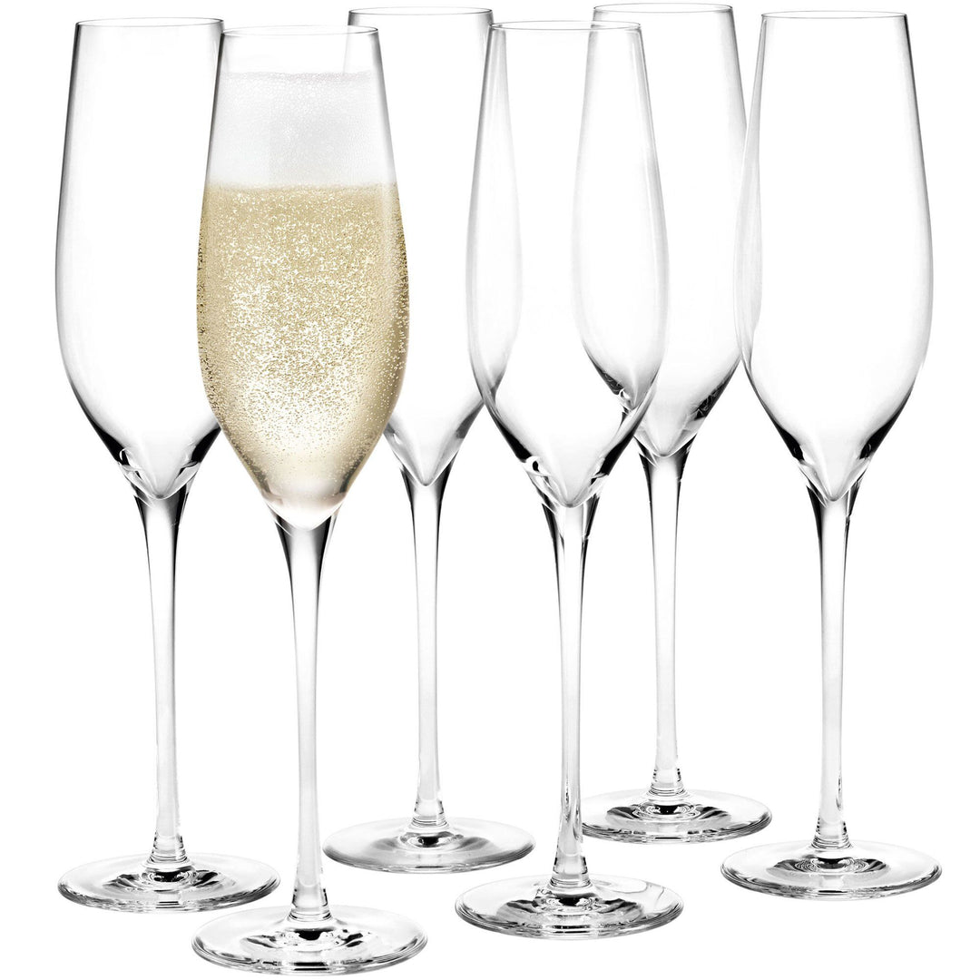 Holmegaard Holmegaard Cabernet Champagneglas Klar 29 cl., 6 stk. – produktbillede (Champagneglas)