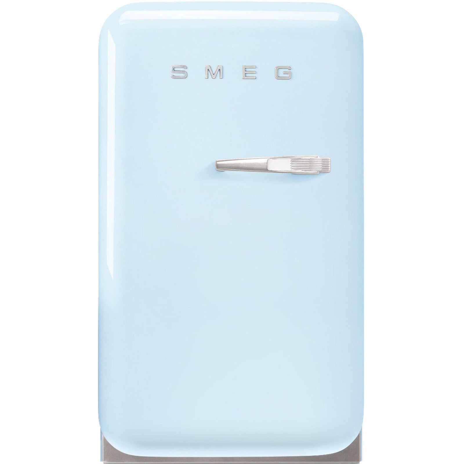 Smeg Smeg FAB5LPB6 Minibar 73cm Venstrehængt Pastelblå ❤ billede i brug i kategorien Køleskabe