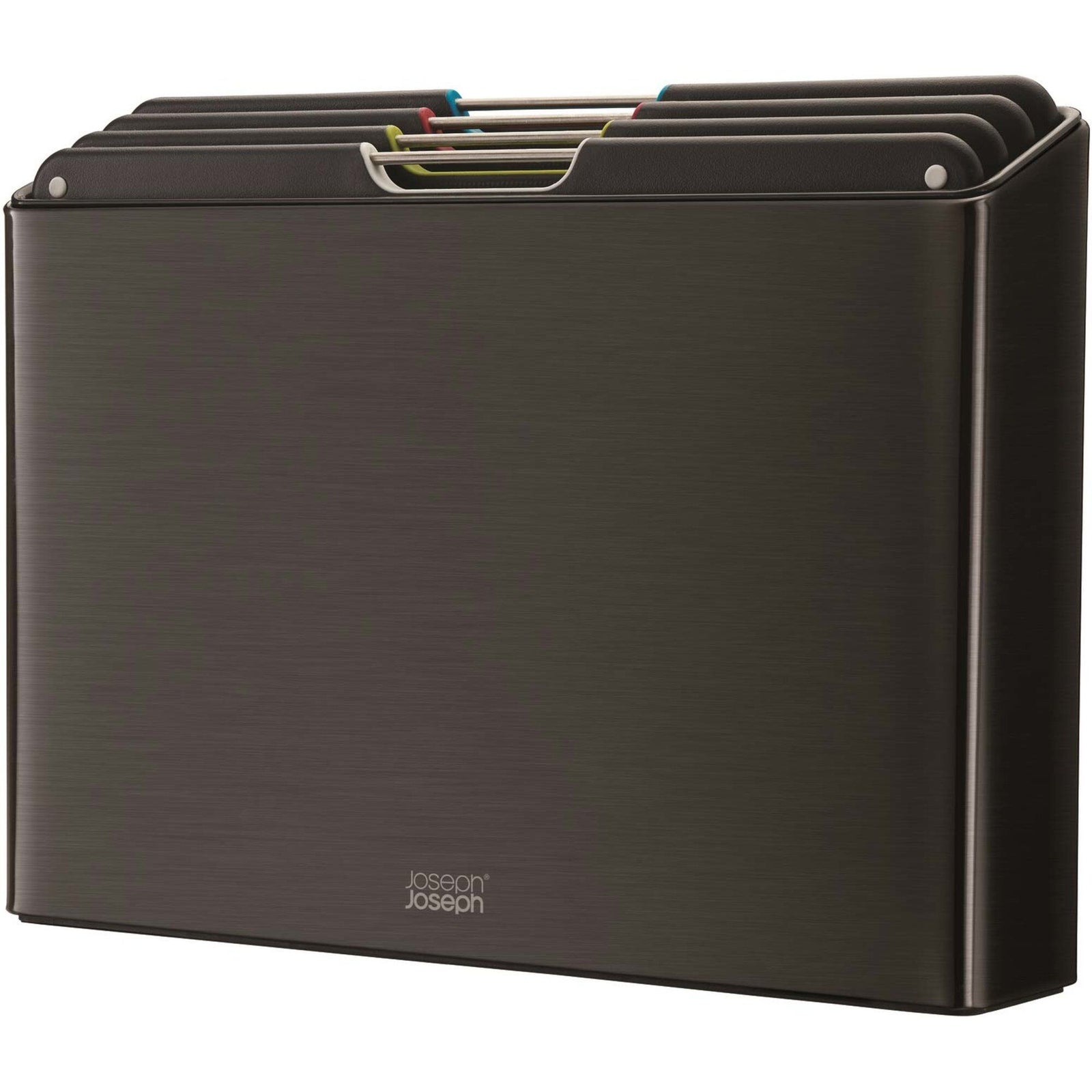 Joseph joseph Joseph joseph Folio skærebræt-sæt i stål/sort – produktfoto (Skærebræt)