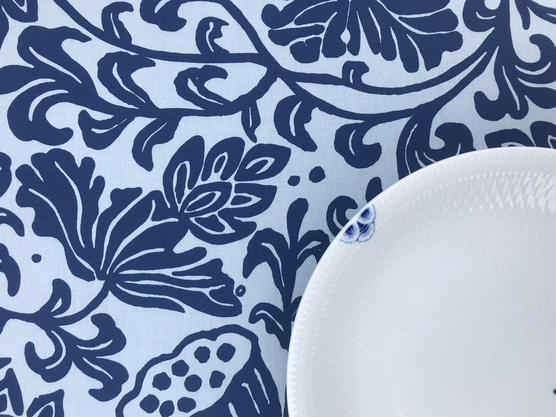 Produktbillede af Engholm Textiles Akryldug med antislip Dawn Blue i metermål i premium kvalitet