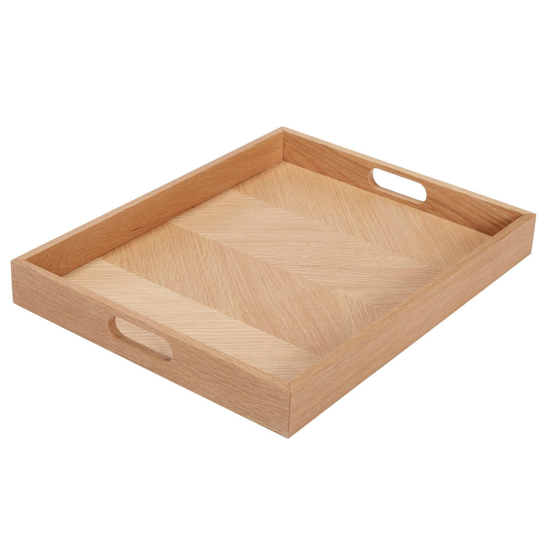 Hübsch Hübsch Structure bakke 45 x 35 cm, eg ❤ produktbillede (Bakke)