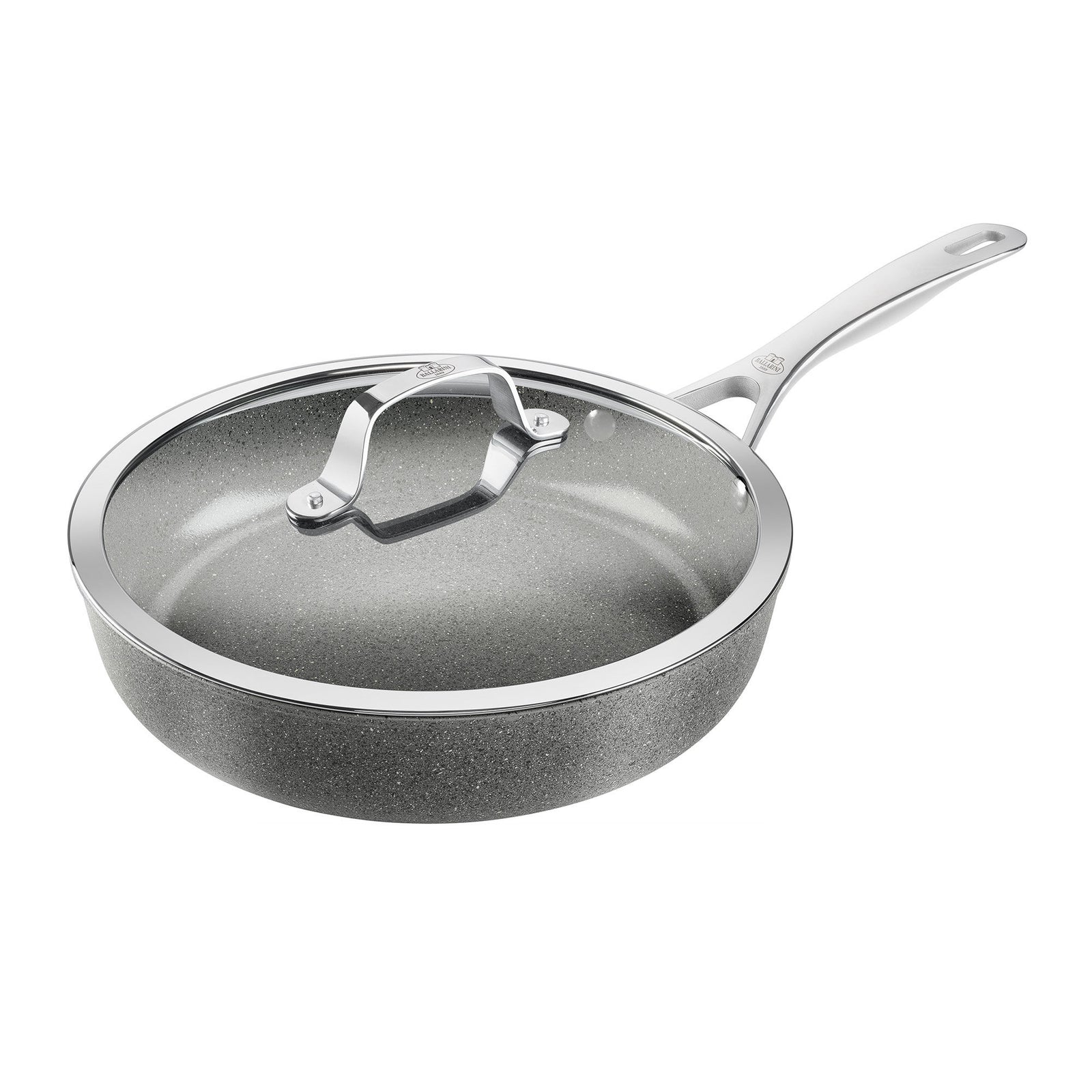 Ballarini Ballarini Salina sauterpande med låg 28 cm, aluminium – detaljebillede (Traktørpande)