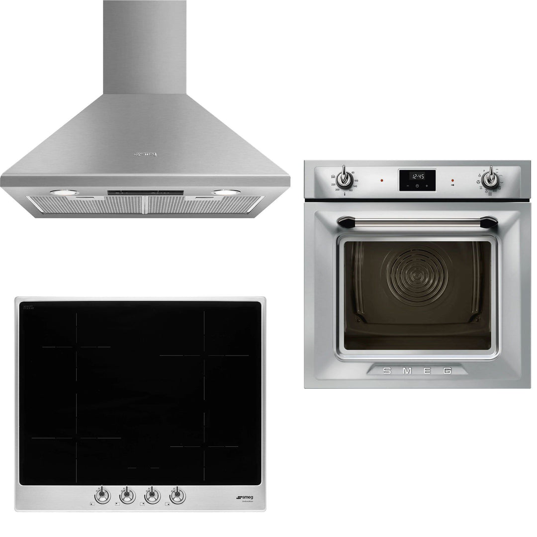 Smeg Smeg Victoria Hvidevarepakke, rustfrit stål – frontbillede (Ovn)