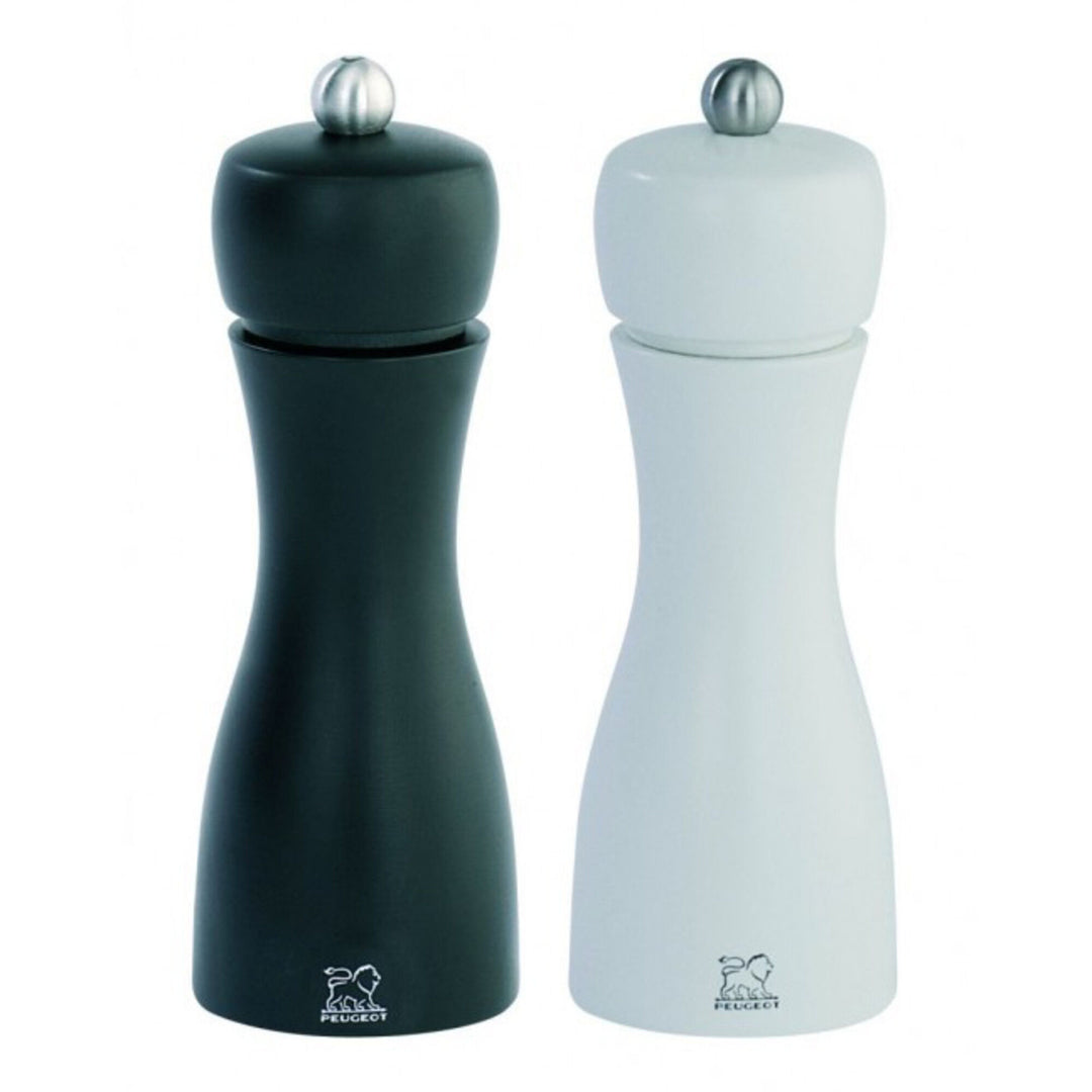 Peugeot Peugeot Tahiti Duo salt & peberkværn 15 cm, hvid/sort – detaljebillede (Salt/peberkværn)
