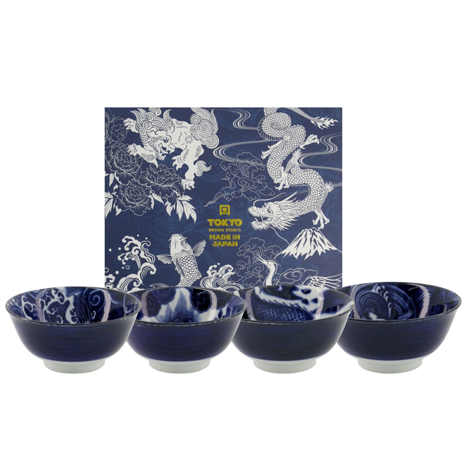 Tokyo design studio Tokyo design studio Japonism skålsæt 4 dele ❤ produktfoto (Skålssæt)