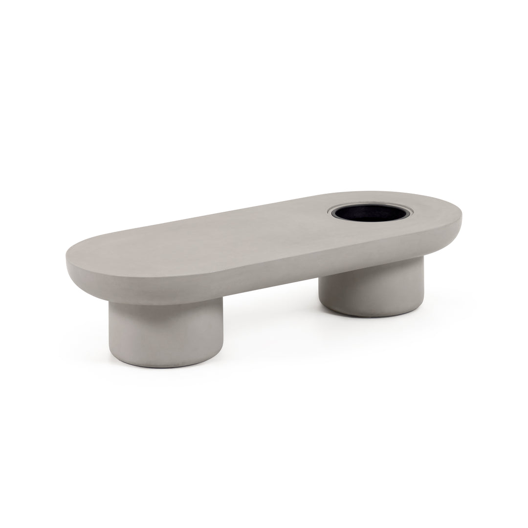 KAVE HOME Taimi havebord oval cementfiber 140x60