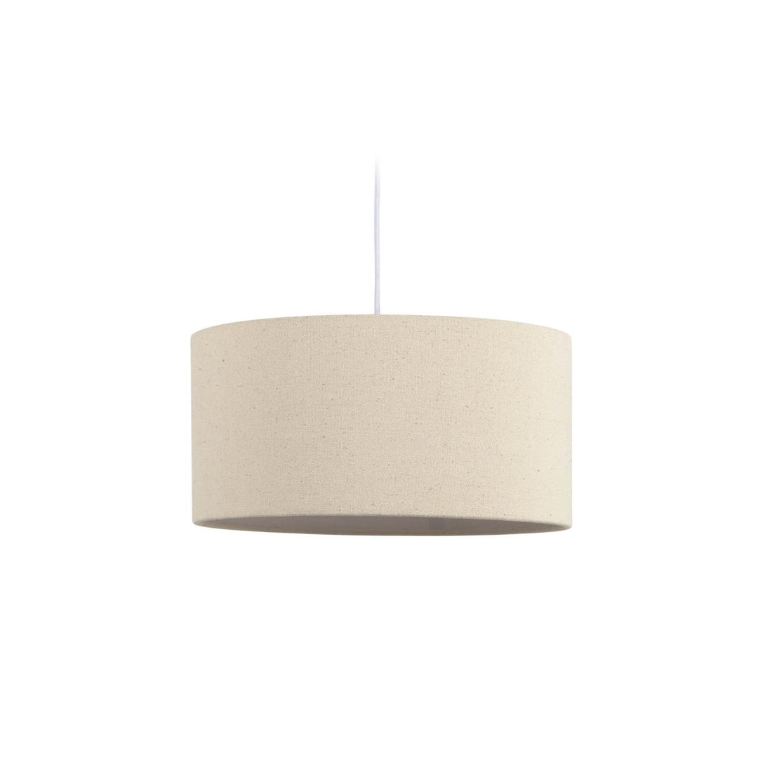 KAVE HOME Nazli lampeskærm beige hør og metal Ø40