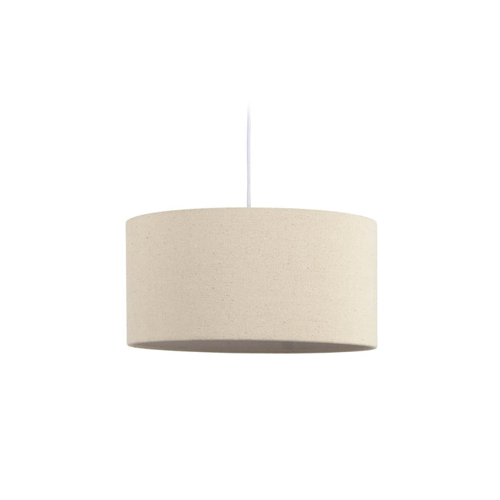 KAVE HOME Nazli lampeskærm beige hør og metal Ø40
