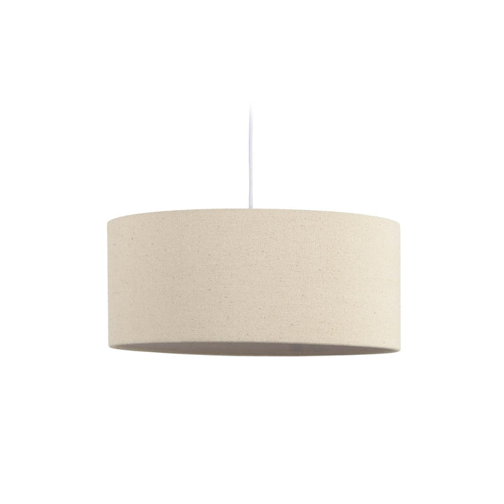 KAVE HOME Nazli lampeskærm beige hør og metal Ø50