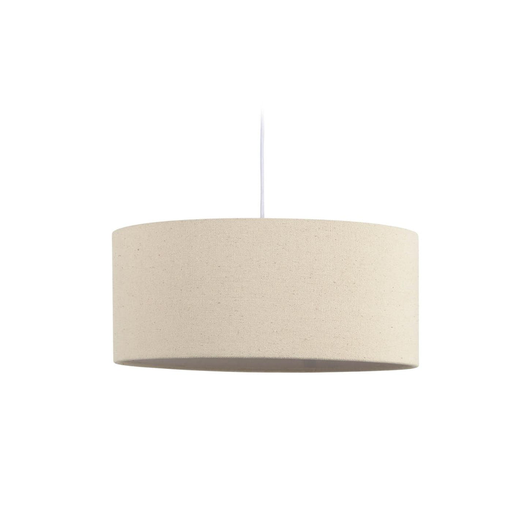 KAVE HOME Nazli lampeskærm beige hør og metal Ø50