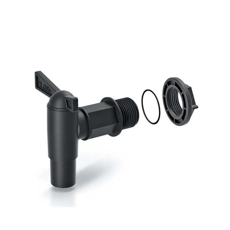 Produktbillede af Hane til regnvandstønder i plast på tilbud i høj kvalitet