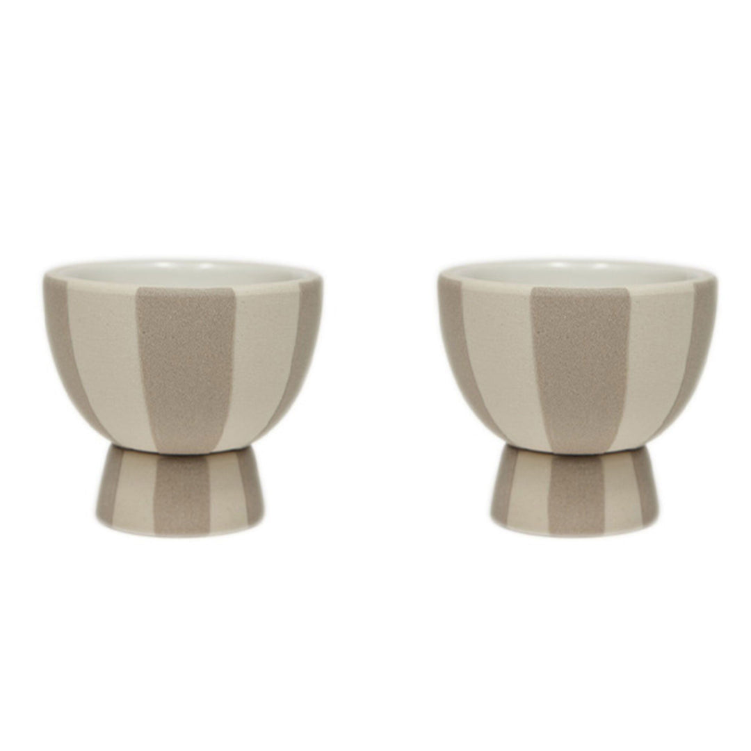 Oyoy living design Oyoy living design Toppu æggebæger 2 stk, clay ❤ produktbillede (Æggebægre)