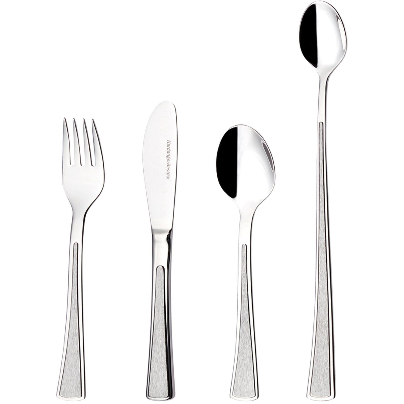 Hardanger bestikk Hardanger bestikk Ramona børnebestik, 4 dele – frontbillede (Børneservice)