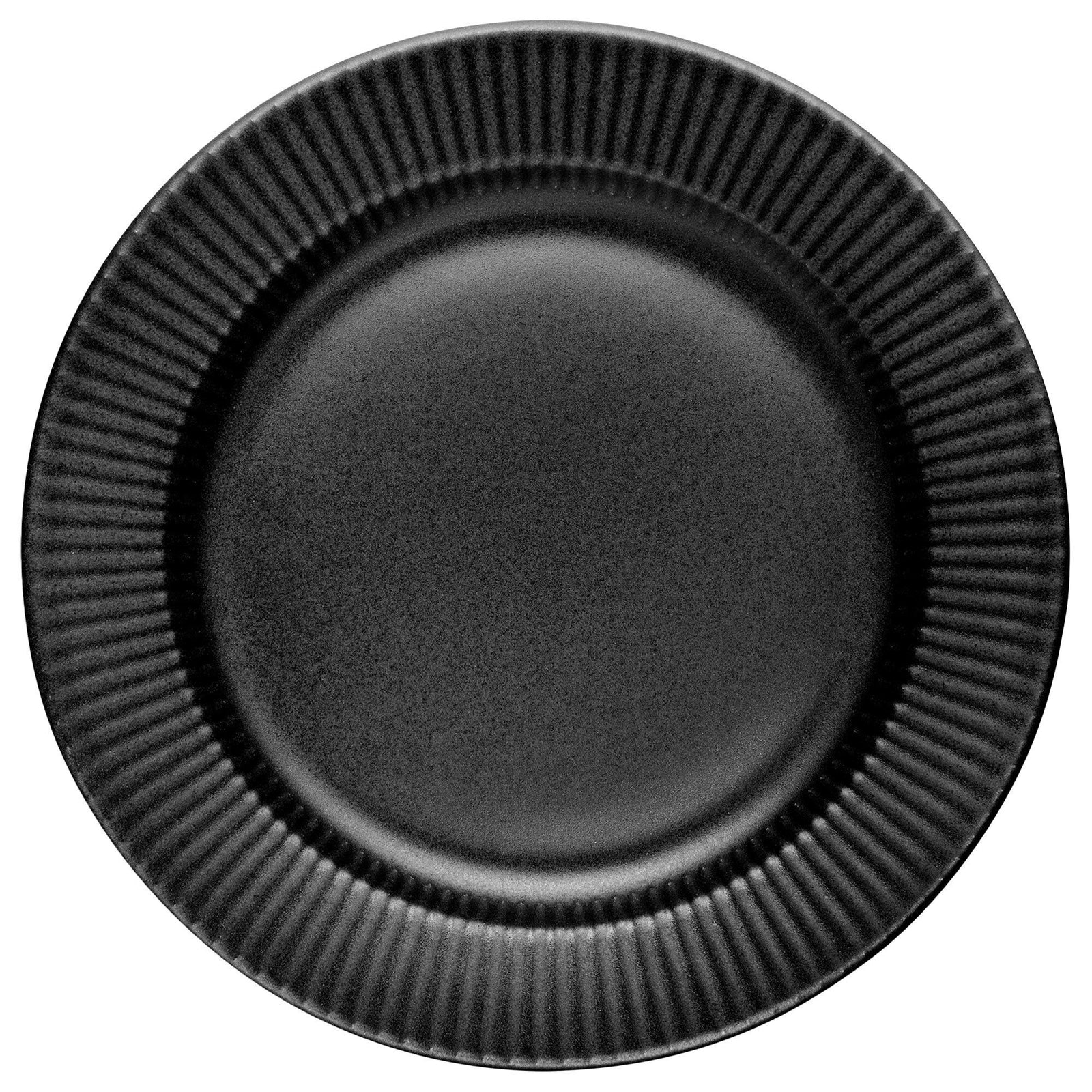 Eva trio Eva trio Legio Nova Black frokosttallerken 22 cm – close-up (Tallerkener)