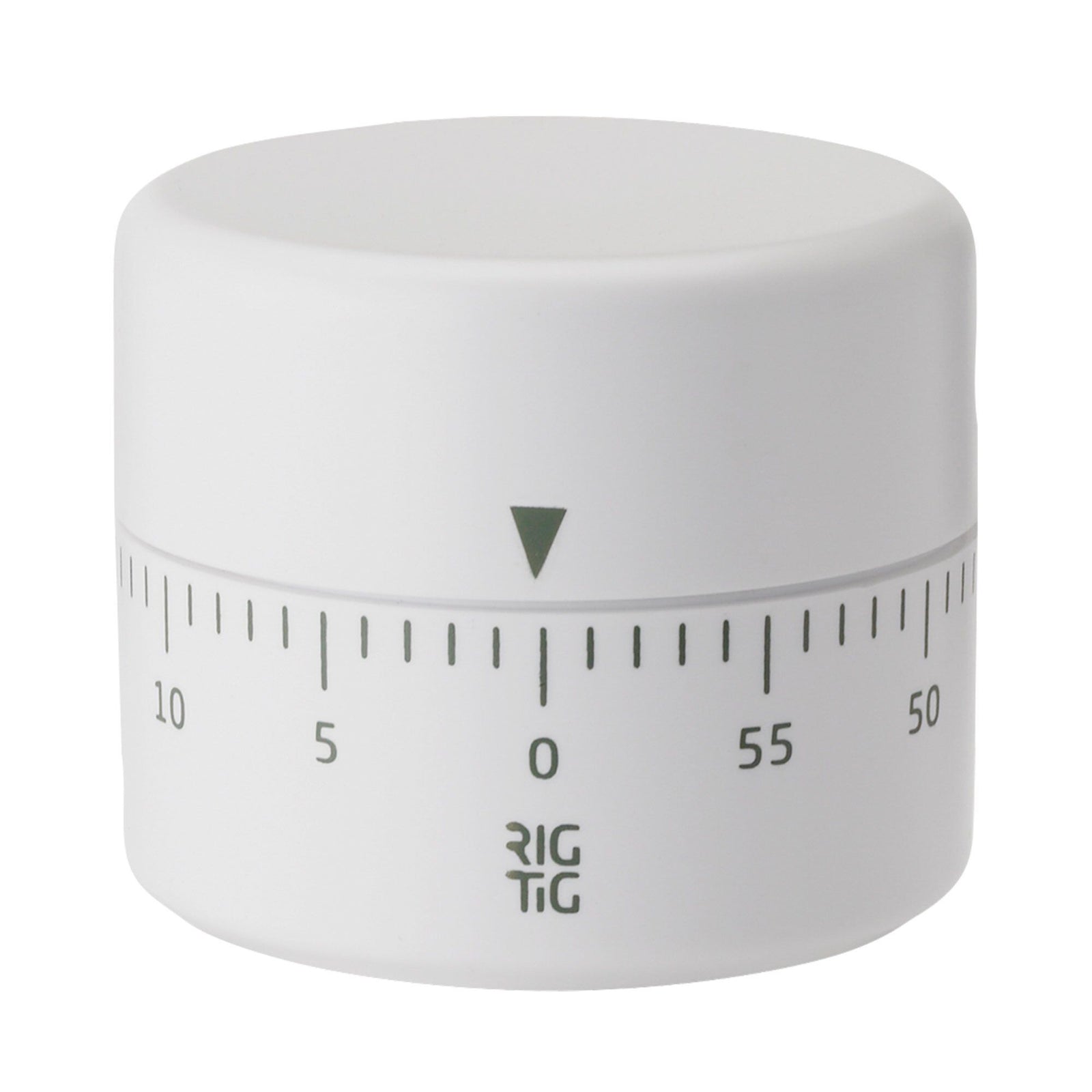 Rig-tig Rig-tig TIME-IT Timer, hvid – frontbillede (Æggeur)