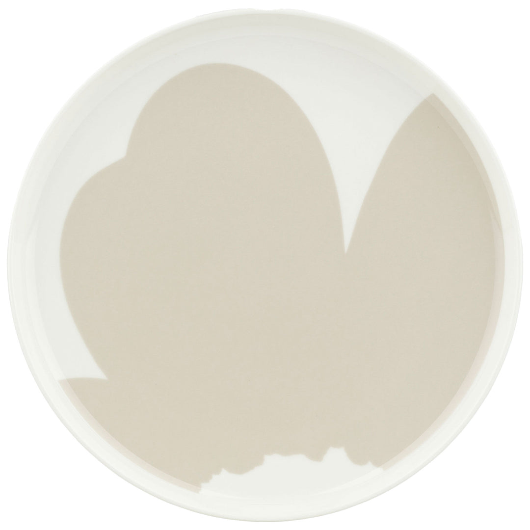 Marimekko Marimekko Iso Unikko Tallerken 25 cm, hvid – vinkelbillede (Tallerken)