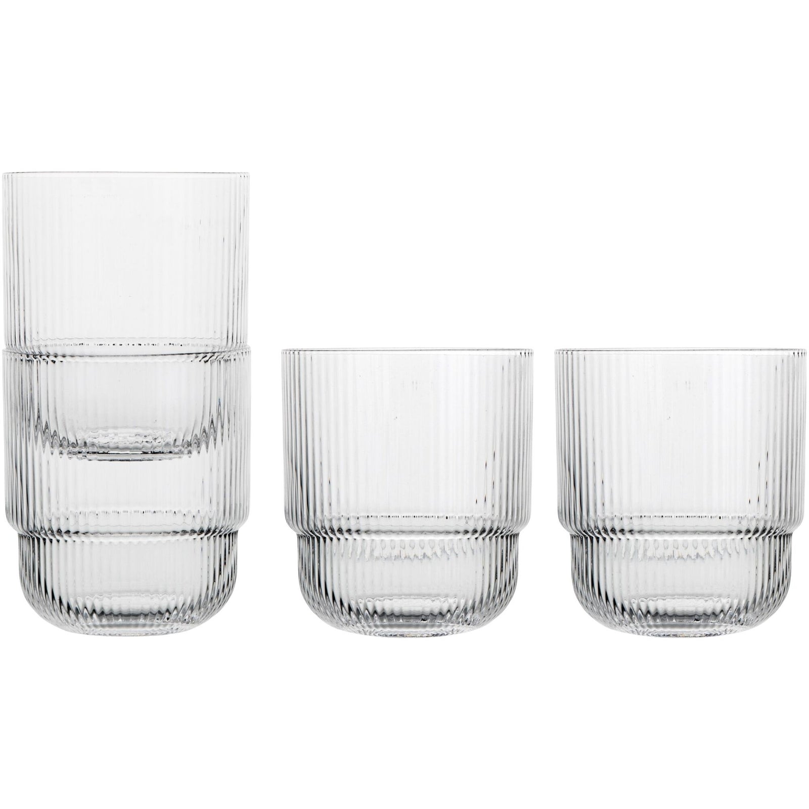 Sagaform Sagaform Blanka vandglas 4-pak – detaljebillede (Glas)