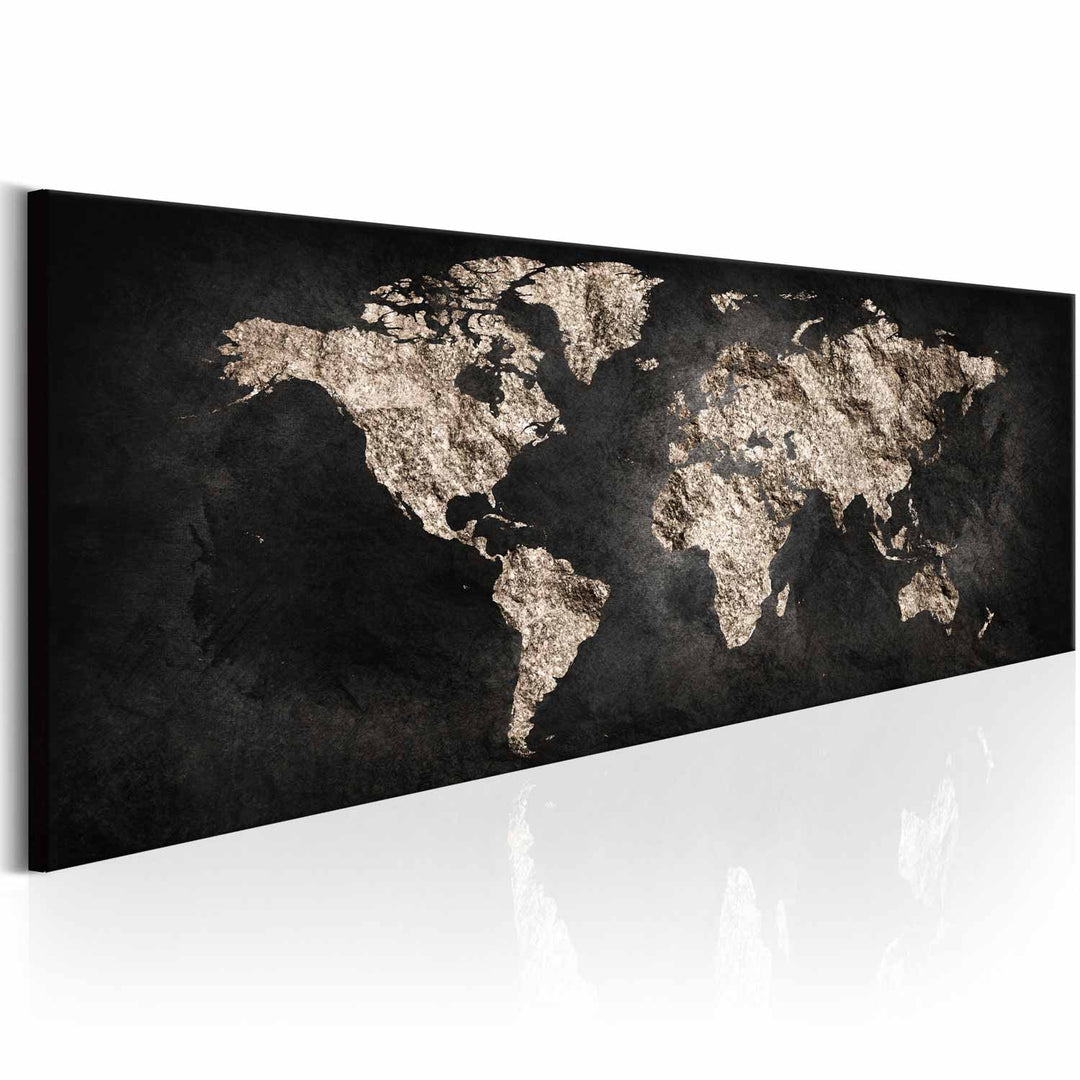 ARTGEIST World Full of Secrets billede brun/sort print 3 størrelser 135x45