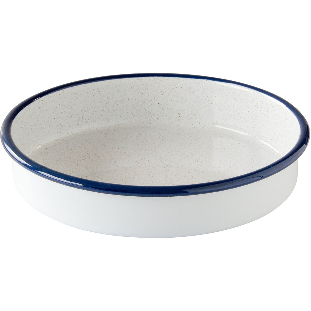Kockums jernverk Kockums jernverk Rundt ovnfast fad 24 cm, Kockums white – produktvisning (Ovnfast form)