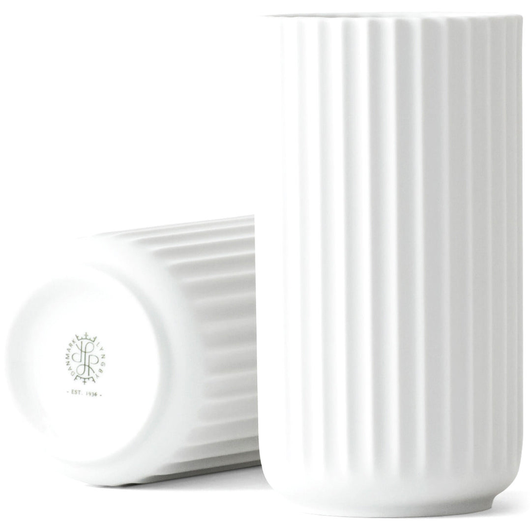 Lyngby porcelæn Lyngby porcelæn Lyngbyvasen 15 cm., porcelæn - hvid ❤ detaljebillede (Vase)