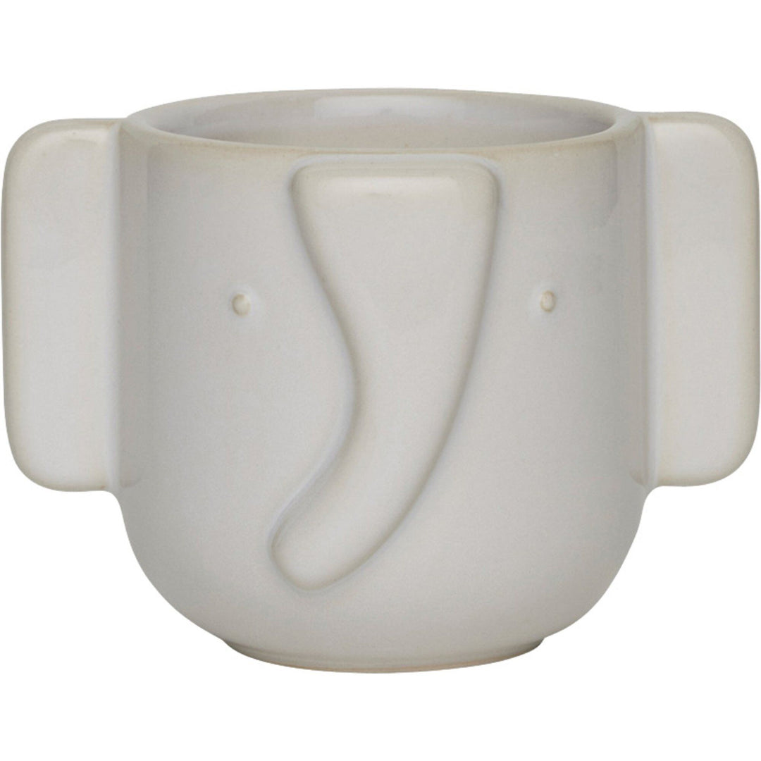 Oyoy living design Oyoy living design Elefant krukke 9 cm, offwhite ❤ detaljebillede (Krukke)