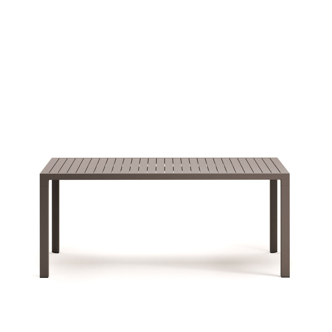 KAVE HOME Culip havebord rektangulær brun aluminium 180x90