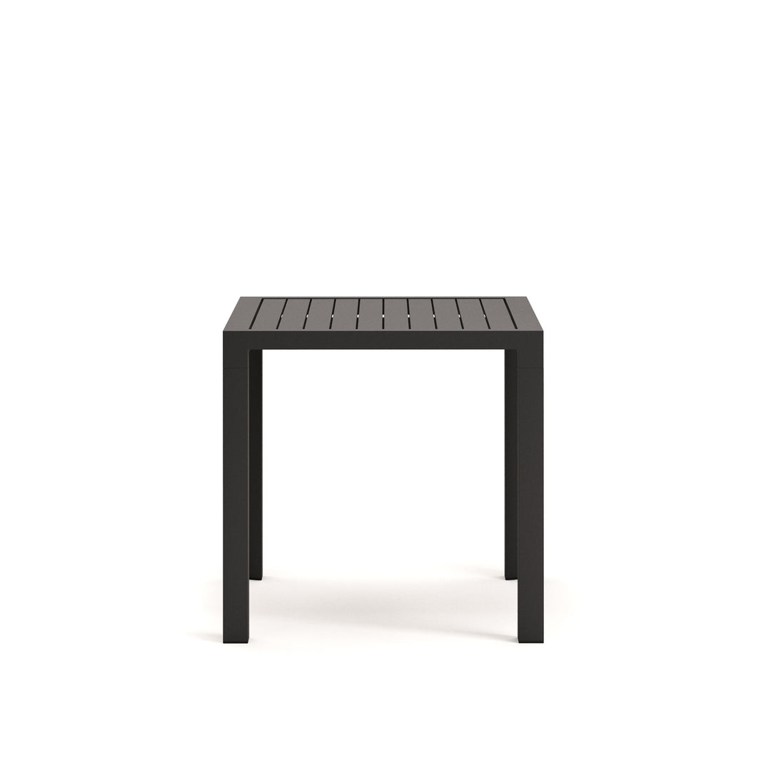 KAVE HOME Culip havebord kvadratisk grå aluminium 77x77