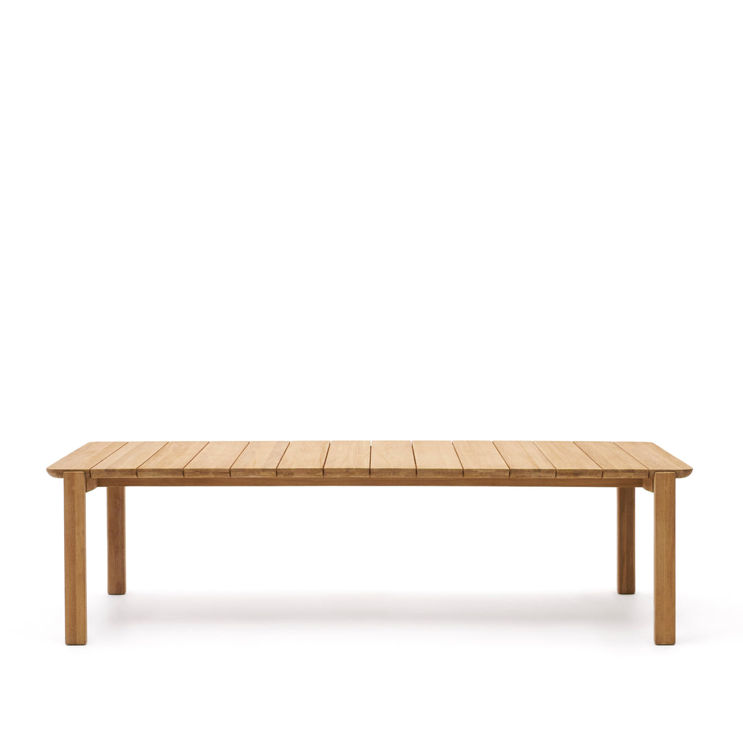 KAVE HOME Icaro havebord rektangulær natur teaktræ 220x102